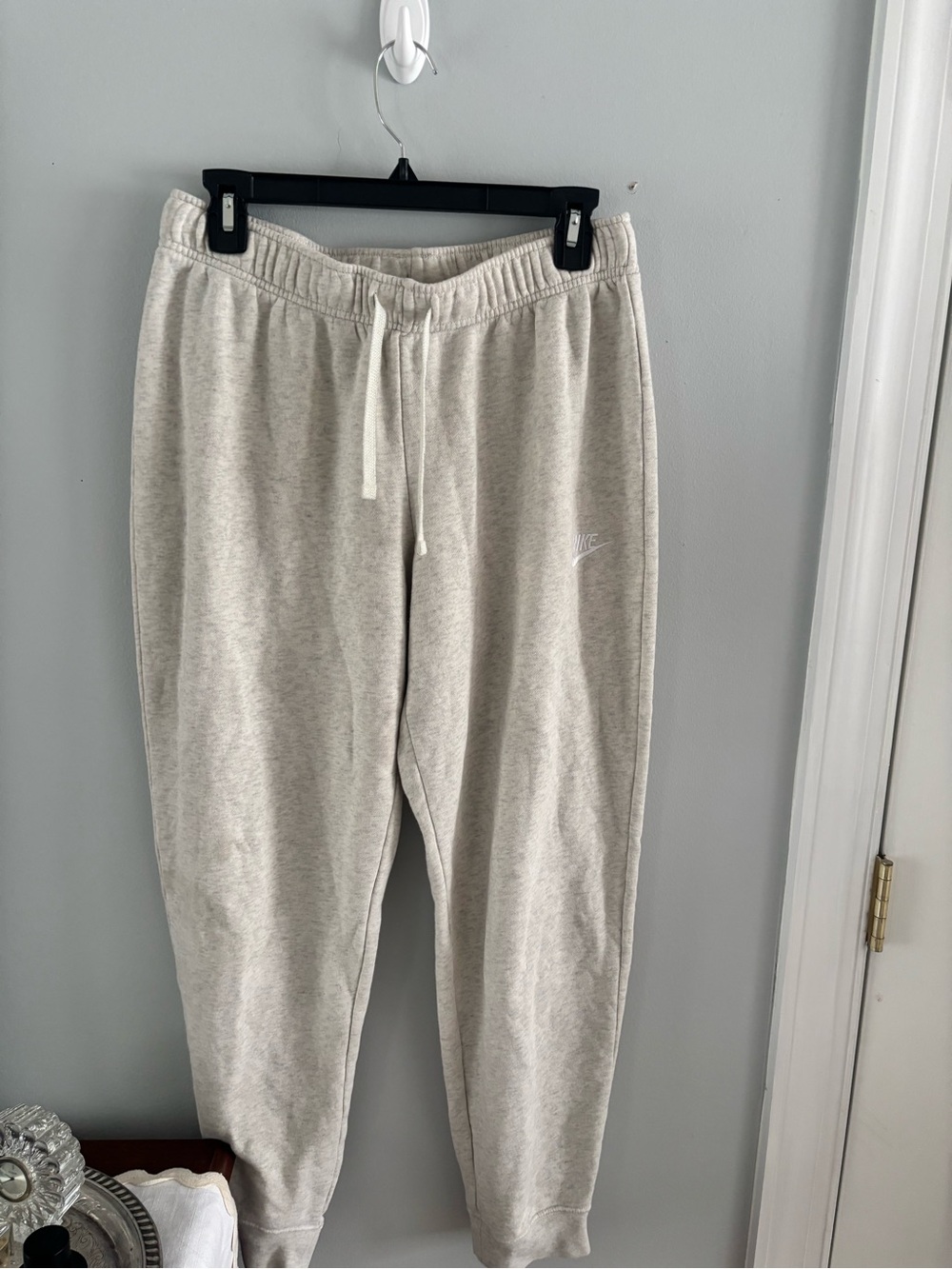 Nike Light Gray Jogger Sweatpants